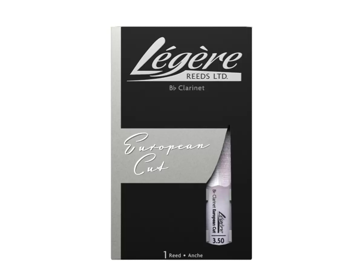 Légère B♭クラリネットリード 3.25 European Cut 2個 Legere European Cut Bb Clarinet Reeds