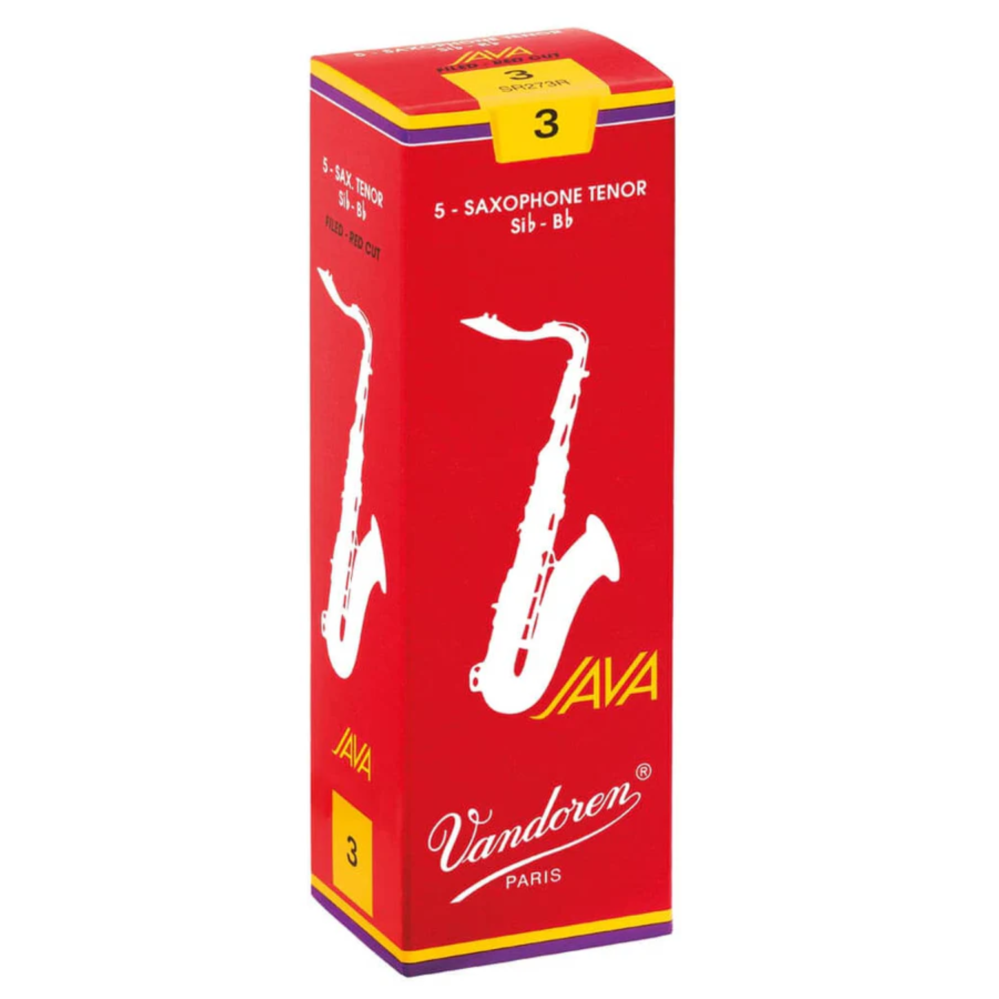 Vandoren Java "Filed - Red cut" Tenor Saxophone Reeds