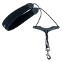 Protec Saxophone Neck Strap - Neoprene, Comfort Bar, Size 22" Regular (Black)