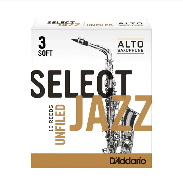 D'Addario Select Jazz Saxophone Reeds
