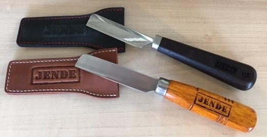 Jende Double-Hollow-Ground Reed Knives