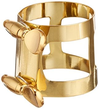 Yamaha Baritone Saxophone Ligature. Gold lacquer.
