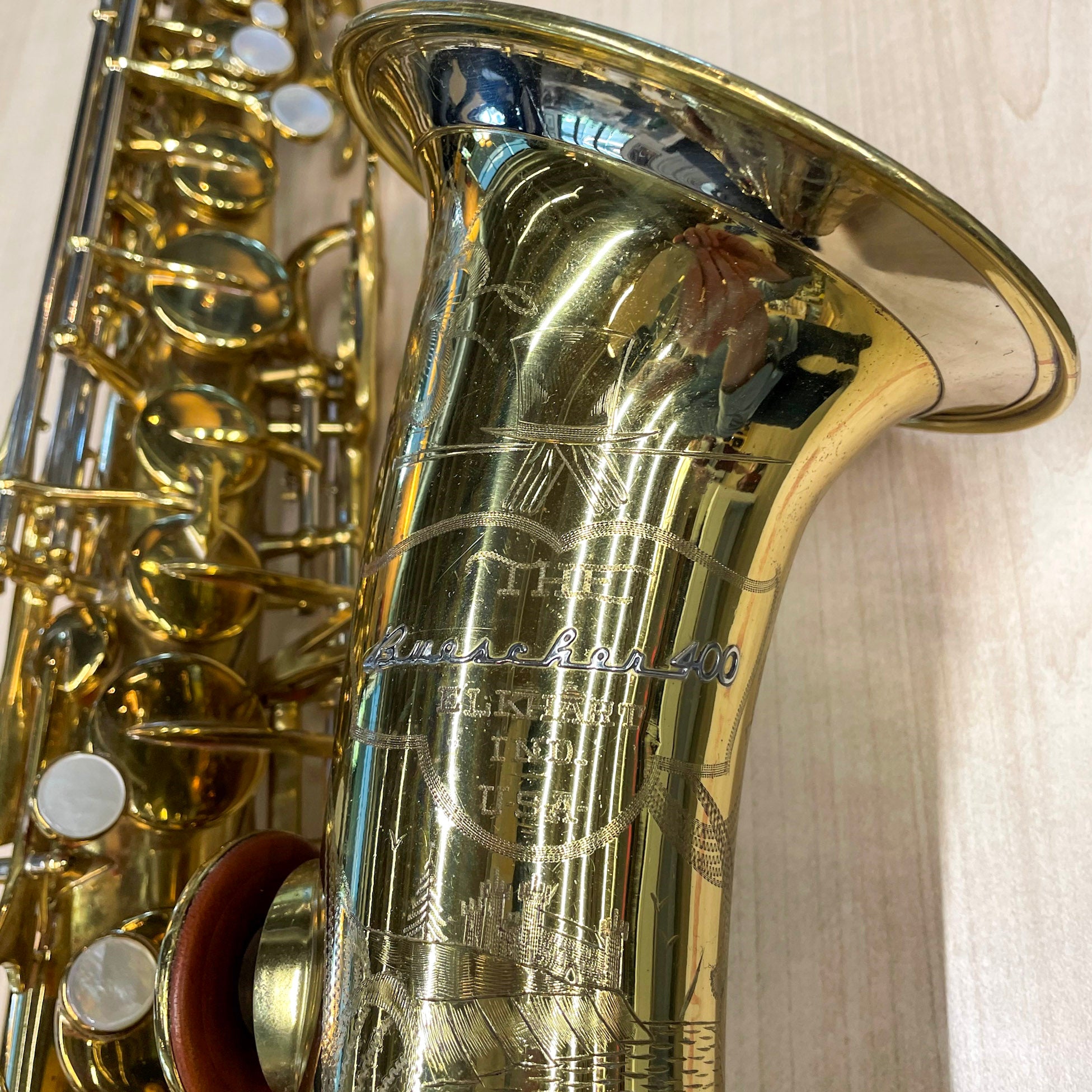 USED - Buescher 400 Top Hat & Cane Alto Saxophone S#323xxx