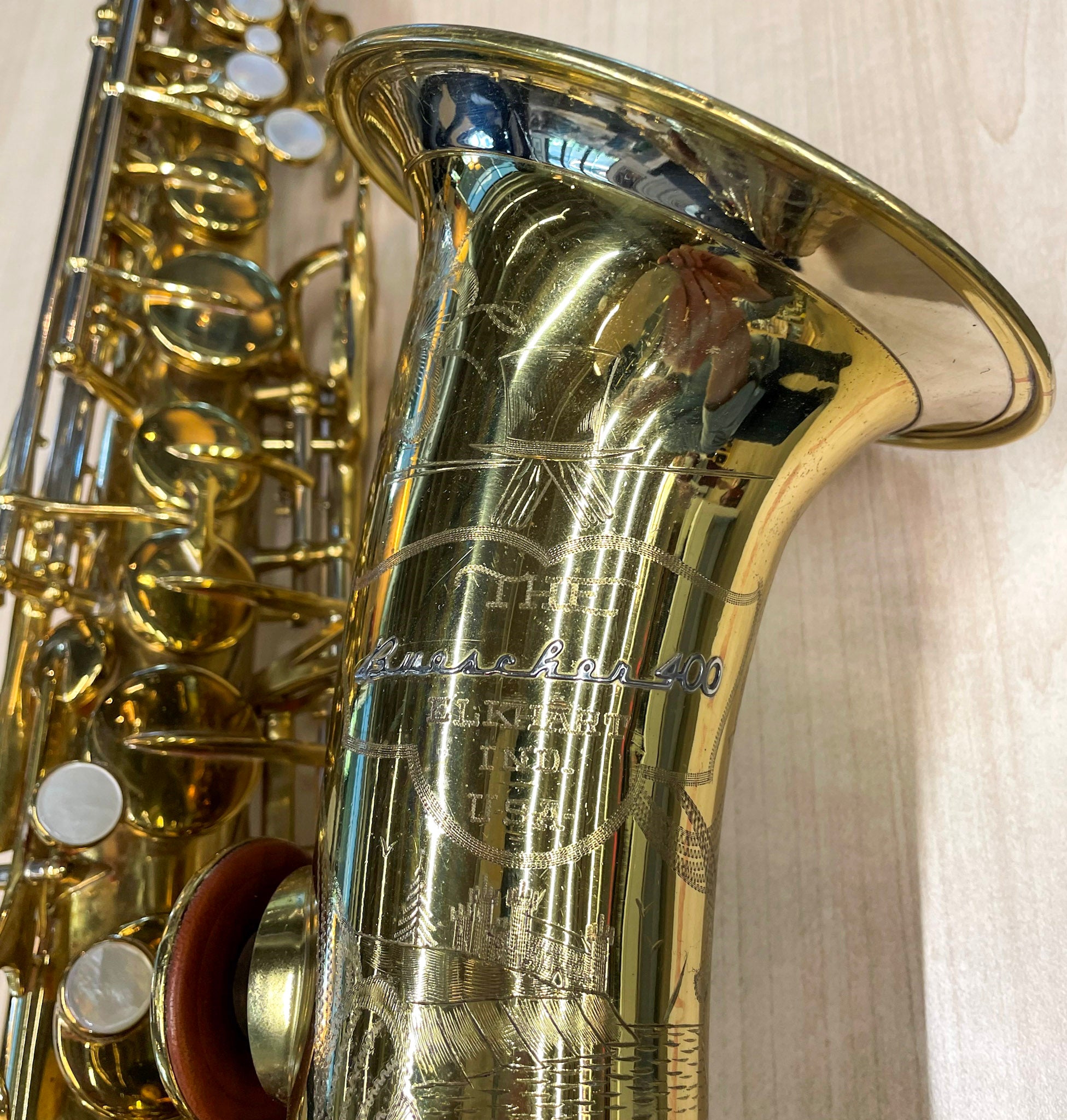 USED - Buescher 400 Top Hat & Cane Alto Saxophone S#323xxx
