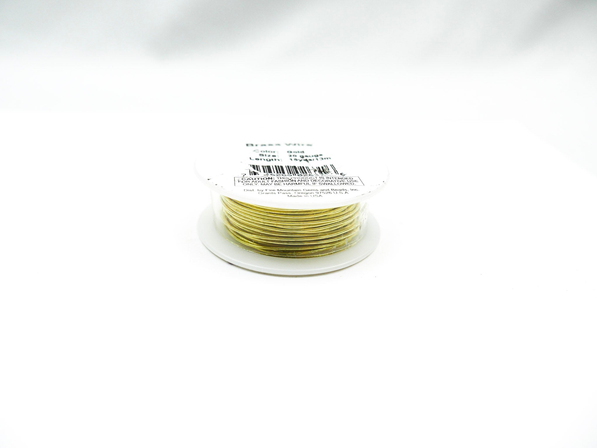 20 Gauge Brass Wire, 15-yard spool
