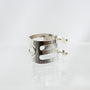 Ishimori Metal Bass Clarinet Ligature - Solid Silver