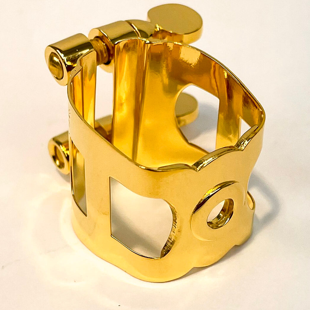 Ishimori Gold Tenor Saxophone Ligature for Otto Link Metal Mouthpiece (Medium)