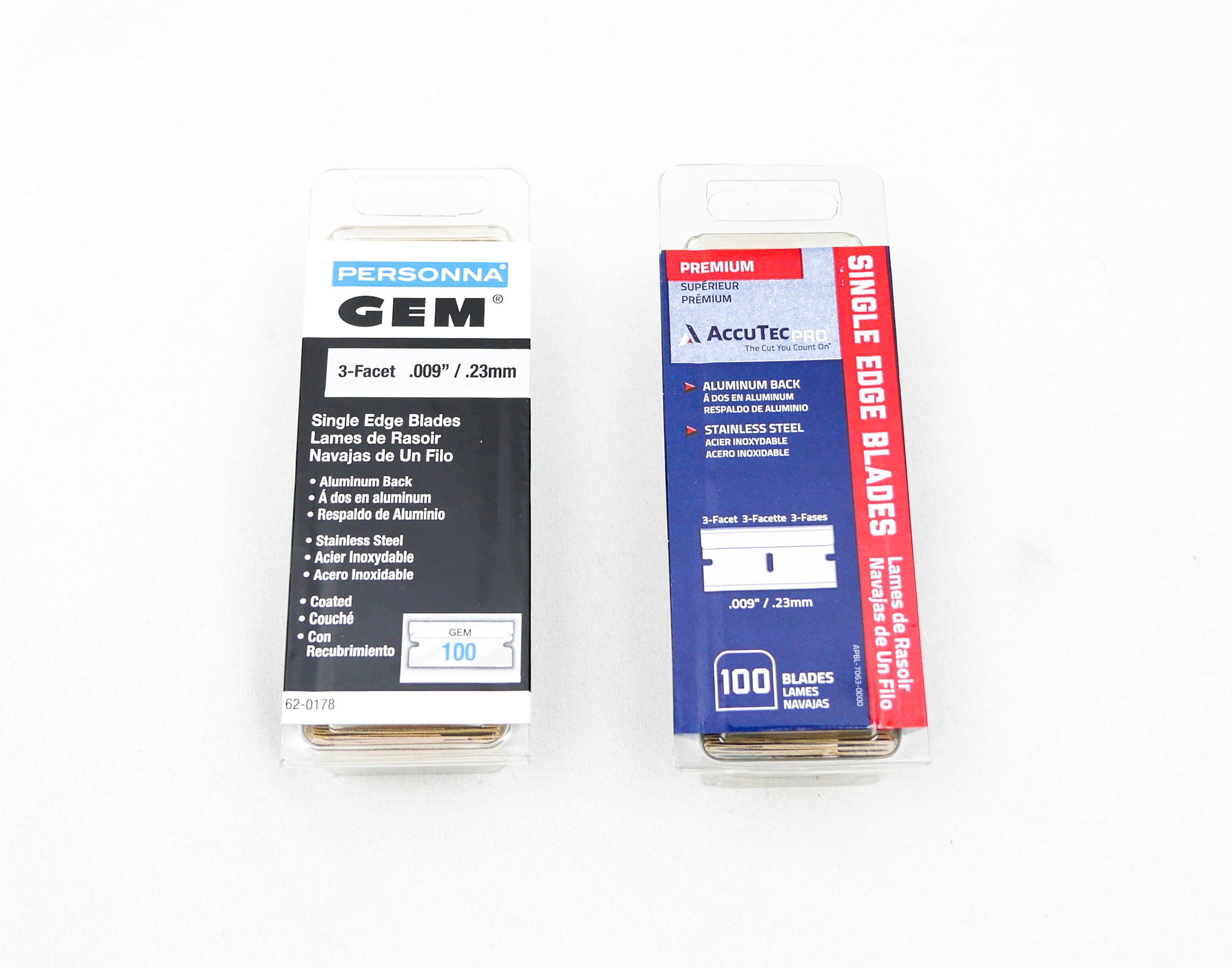 AccuTec PREMIUM Razor Blades (Formerly GEM)