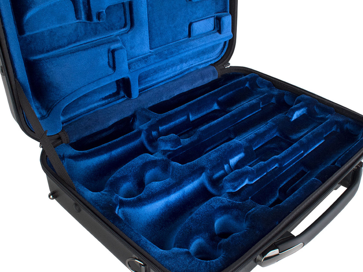 Protec Double Clarinet Case for Bb & A Clarinet, Micro Zip