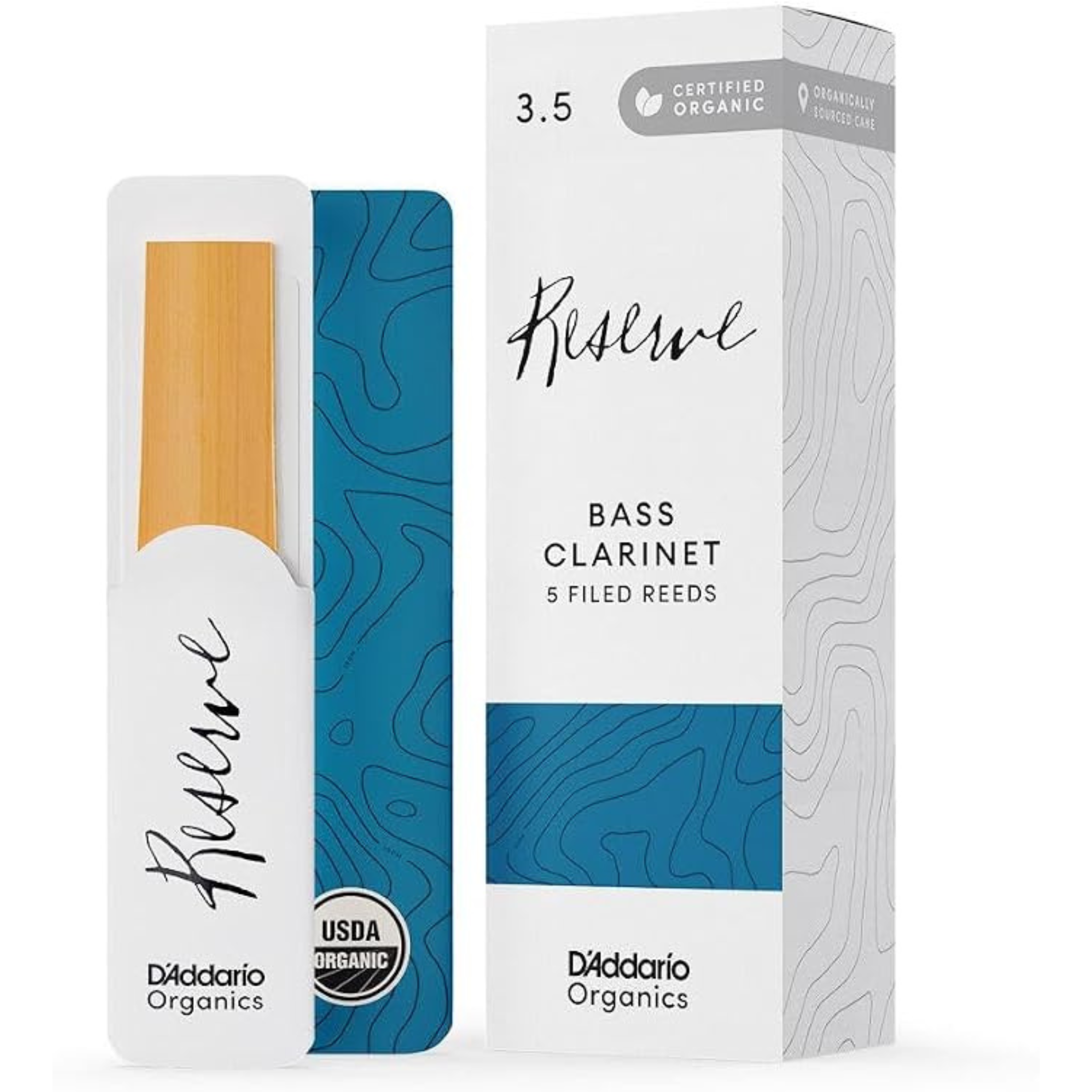 D'Addario Organic Reserve Bass Clarinet Reeds