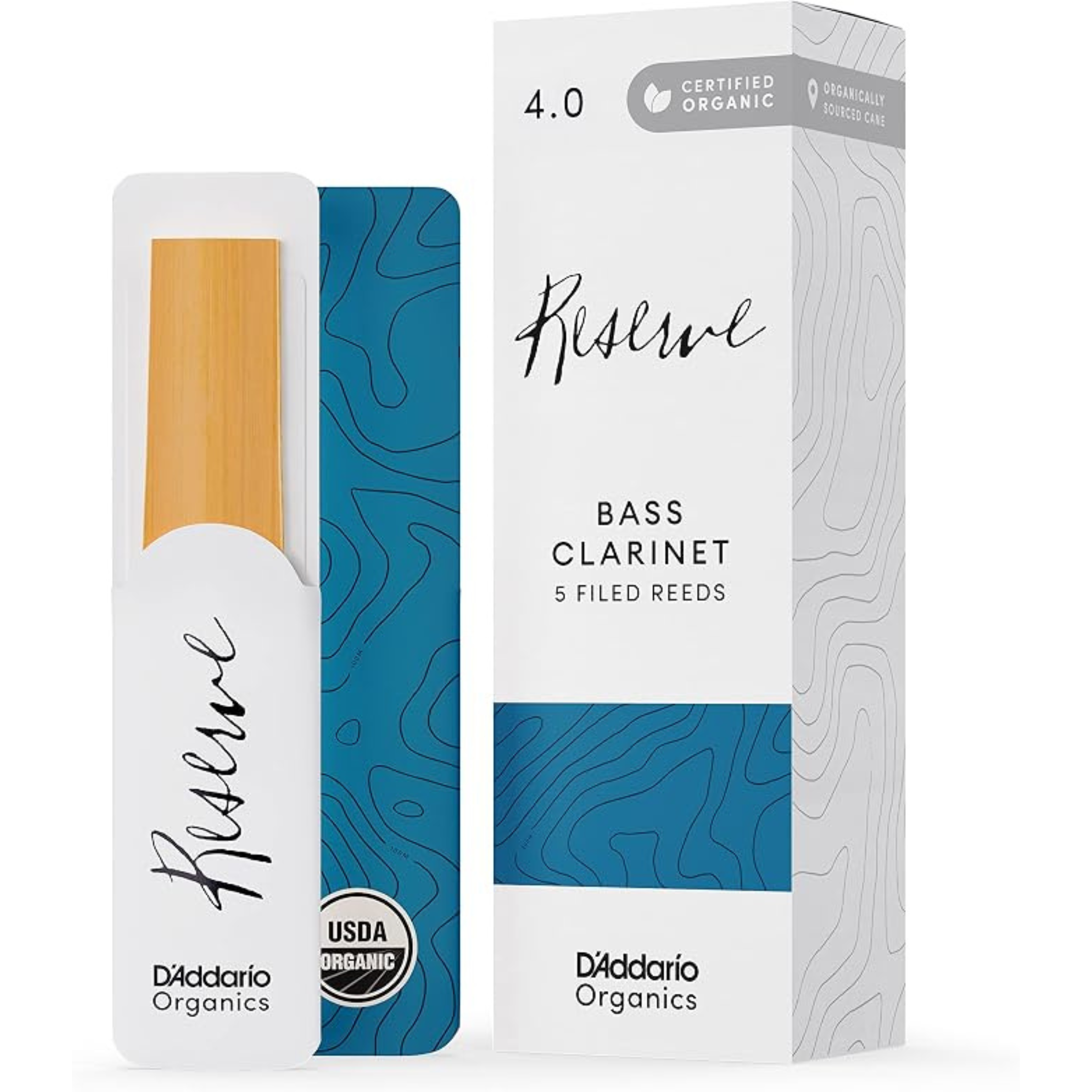 D'Addario Organic Reserve Bass Clarinet Reeds