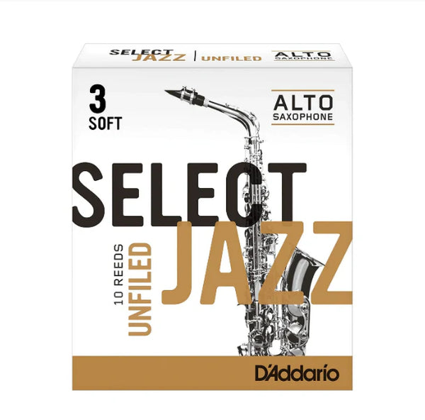 D'Addario Select Jazz Saxophone Reeds