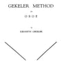 Gekeler: Oboe Method, Book 1-2