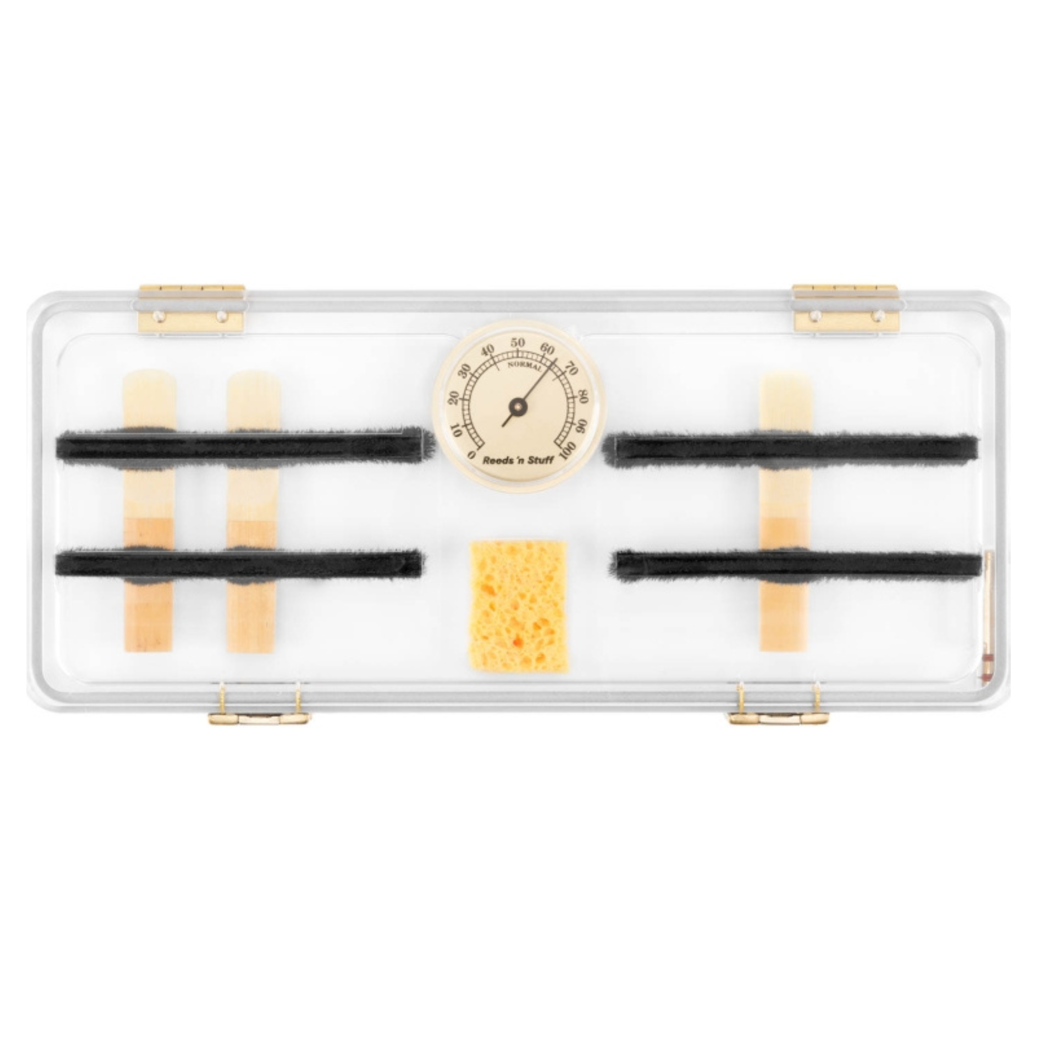 Reeds 'n Stuff Hygrometer Reed case for 12 clarinet reeds