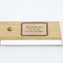 Idahone 5-inch Ceramic Sticks, Fine, oak base
