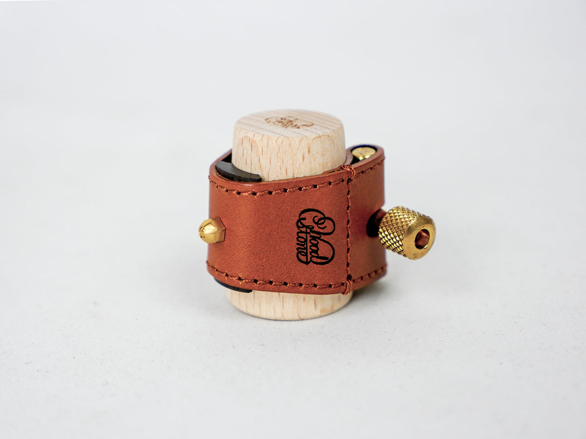 Ishimori Bb Clarinet Kodama II Ligatures- Leather Finish
