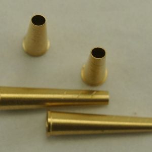 Loree d'Amore tube with collar, brass