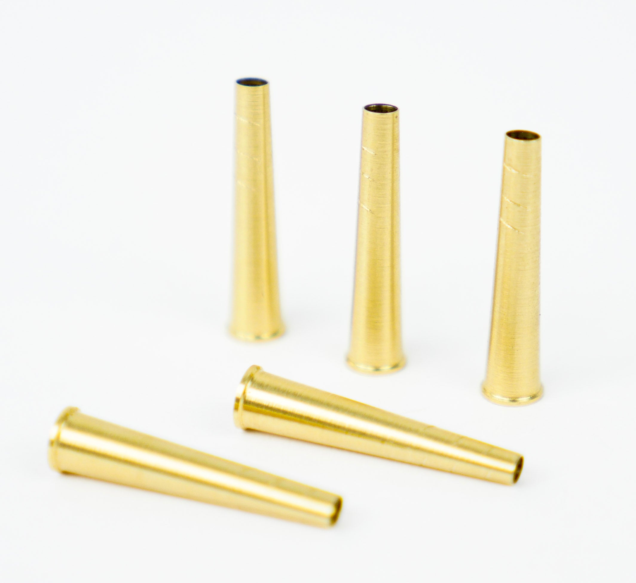 Loree d'Amore tube with collar, brass