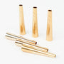 Loree d'Amore tube without collar, gold plated