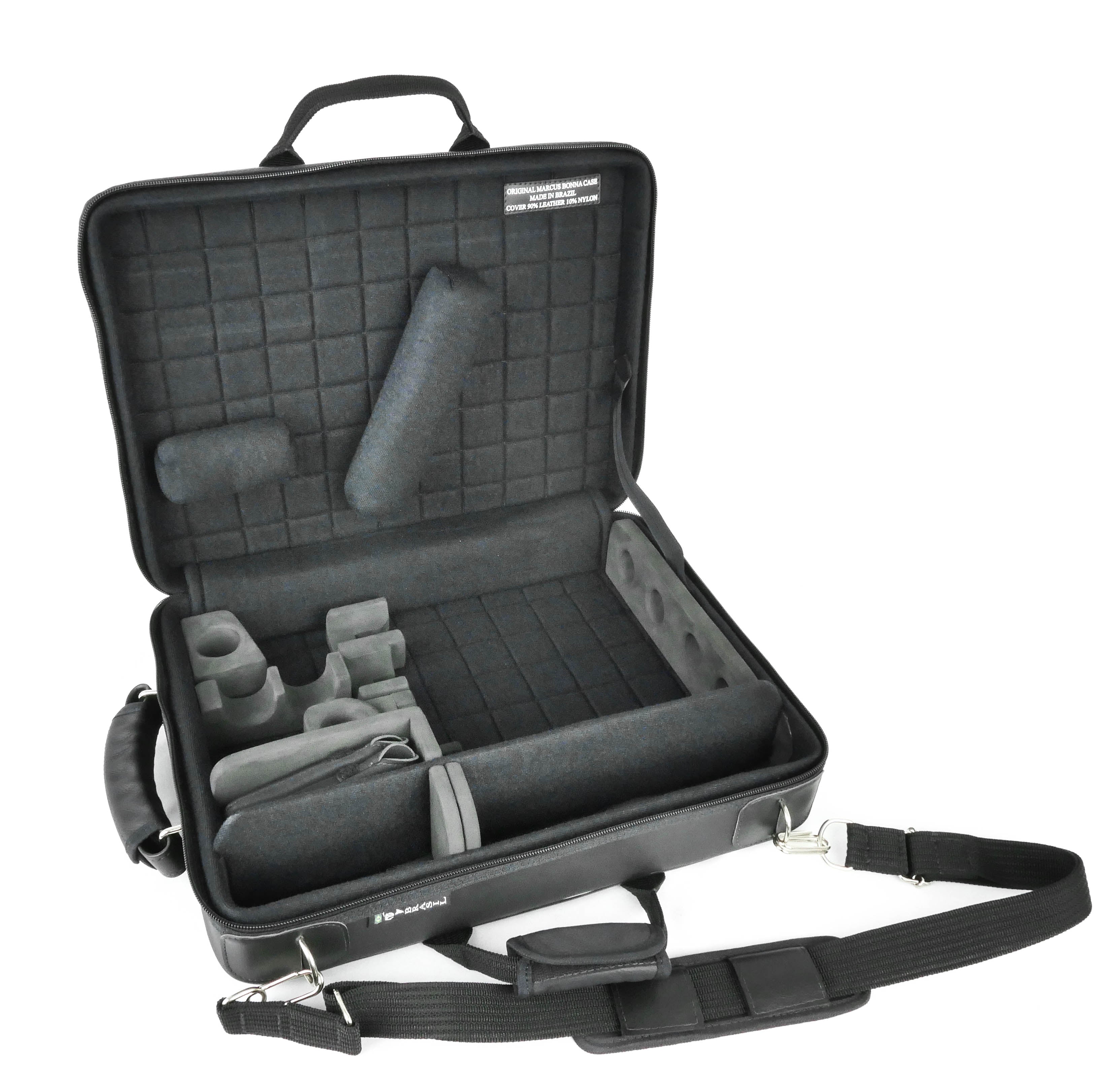Marcus Bonna case for Bb & A Clarinets - leather finish