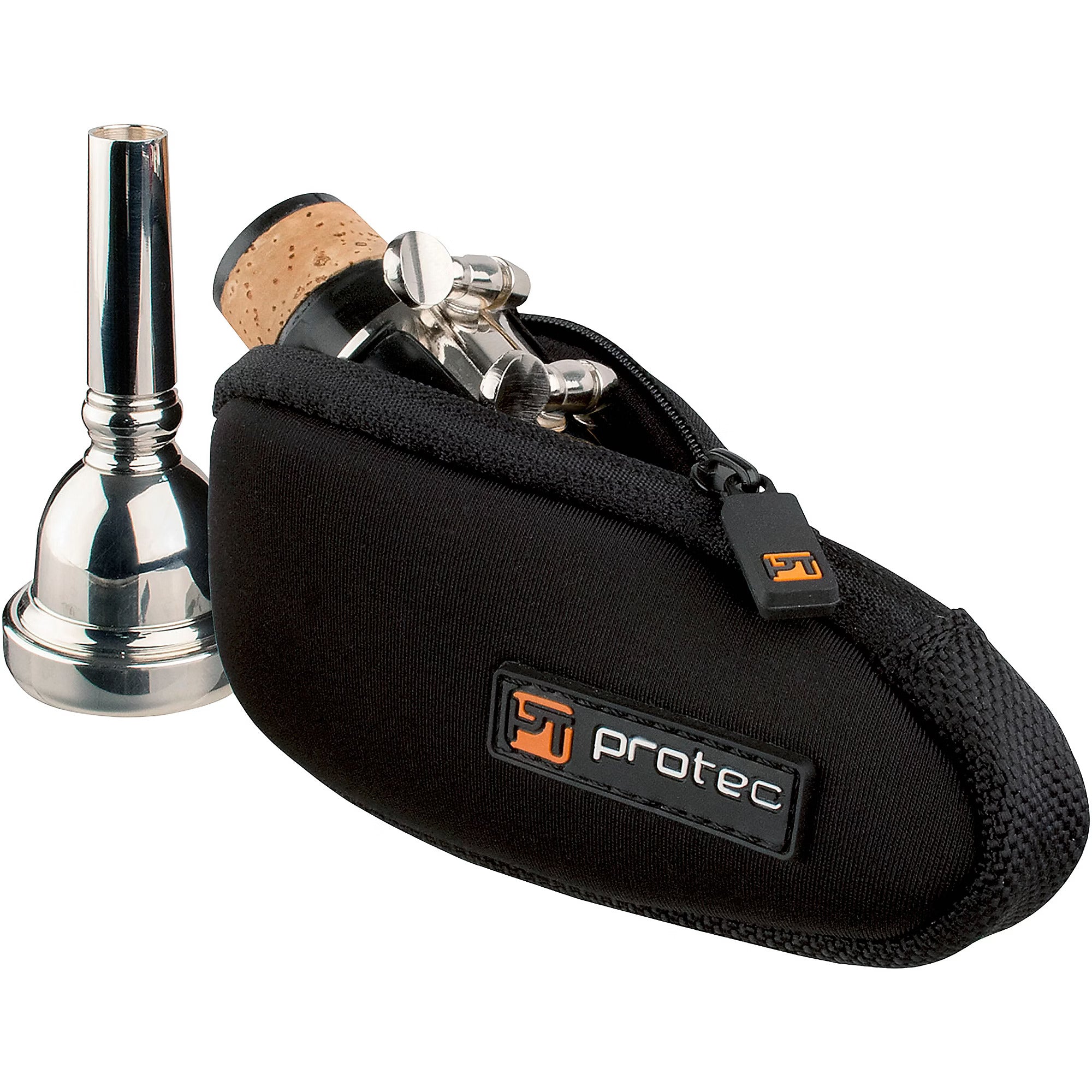 Protec Trombone / Alto Saxophone / Clarinet Mouthpiece Pouch - Neoprene, Single (Black, Red or Blue)