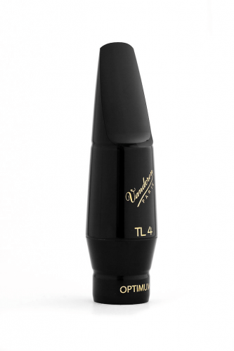Vandoren Optimum Tenor Saxophone Mouthpiece, TL4 Hard Rubber