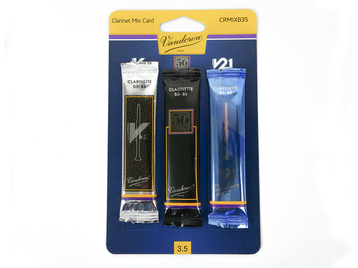 Vandoren Bb Clarinet Reeds Mix Cards