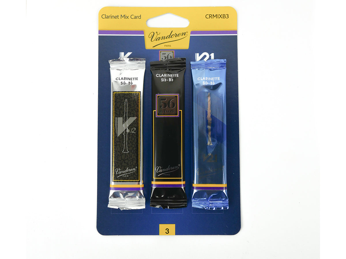 Vandoren Bb Clarinet Reeds Mix Cards