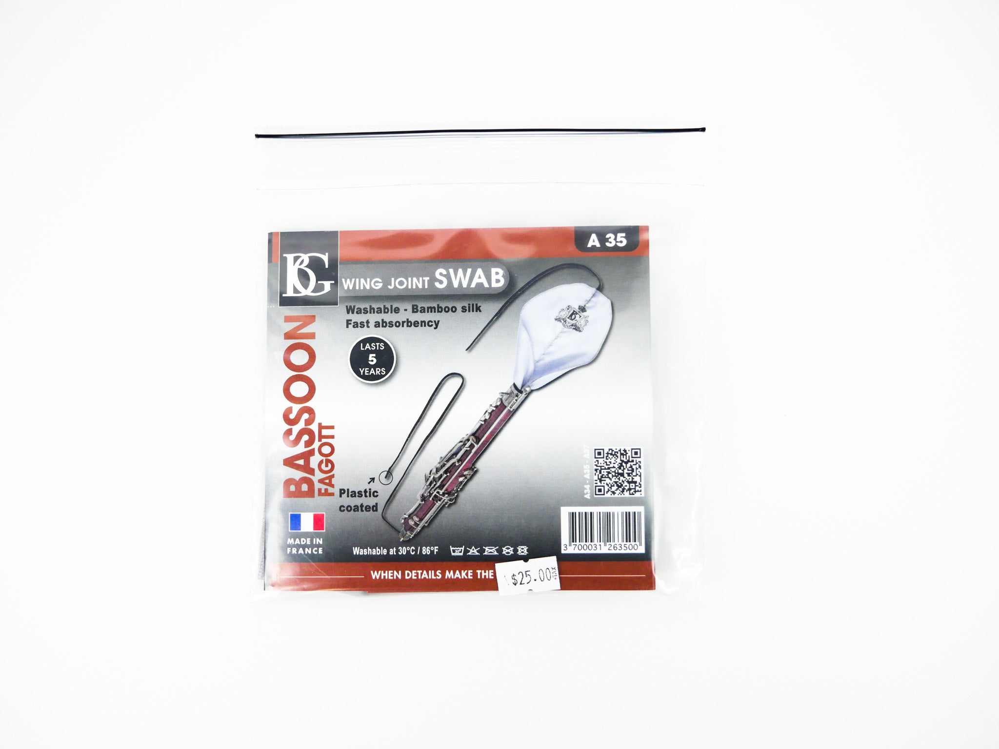 BG Microfiber Bassoon Swab for Wing Joint