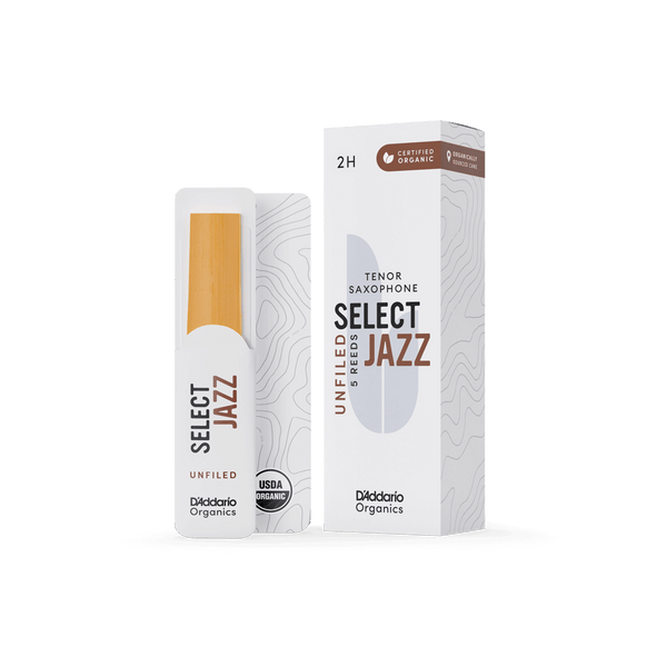 D'Addario Organic Select Jazz Tenor Saxophone Reeds