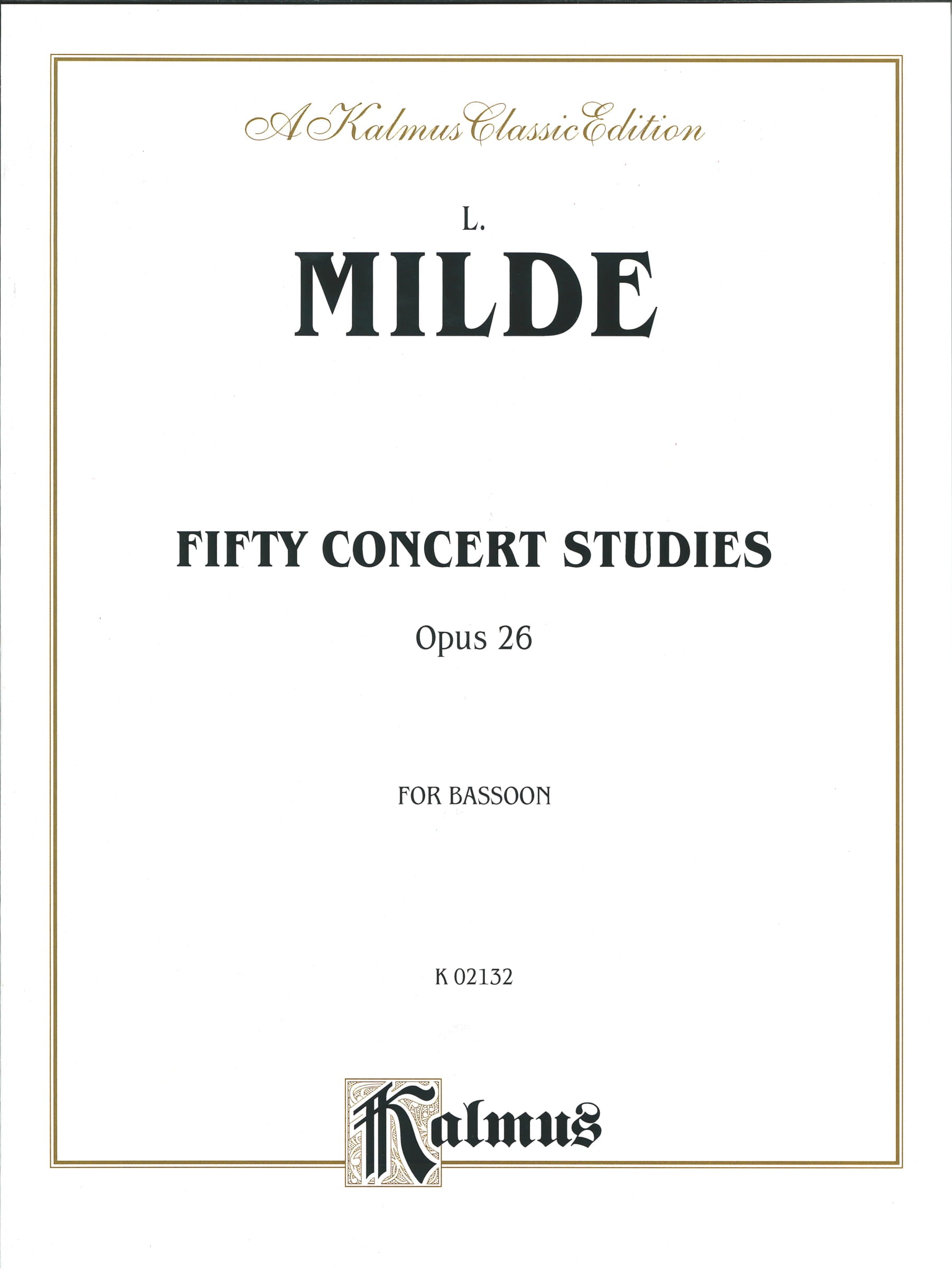 Milde: 50 Concert Studies, Op. 26 (Complete)