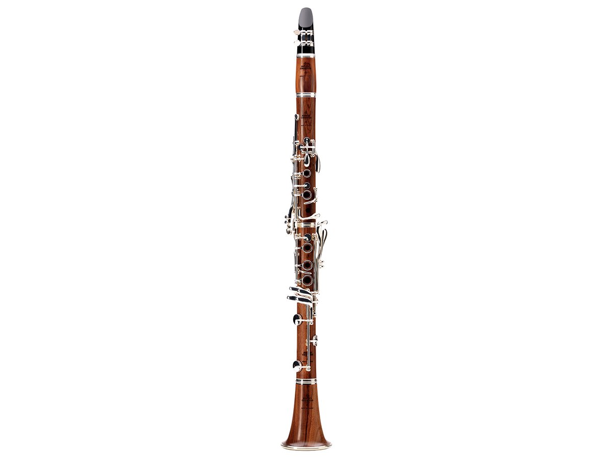 Open Box - Buffet R13 Bb Mopane Clarinet with silver keys, S#764676