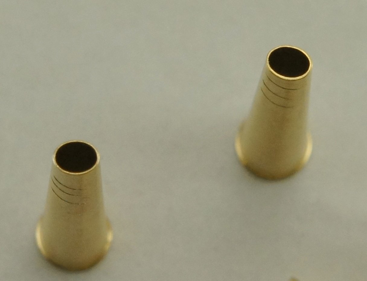 Rigotti d'Amore tube with collar, brass