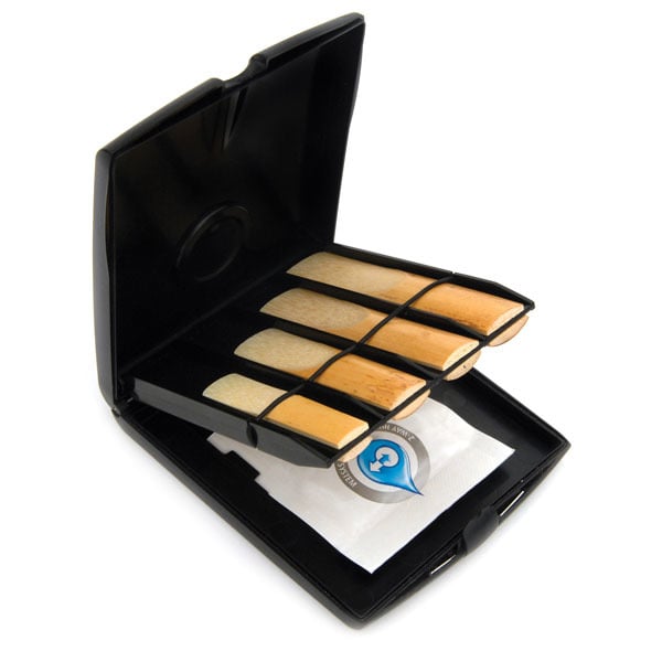 D'Addario Single Reed Storage Case with Humidity Control Pack