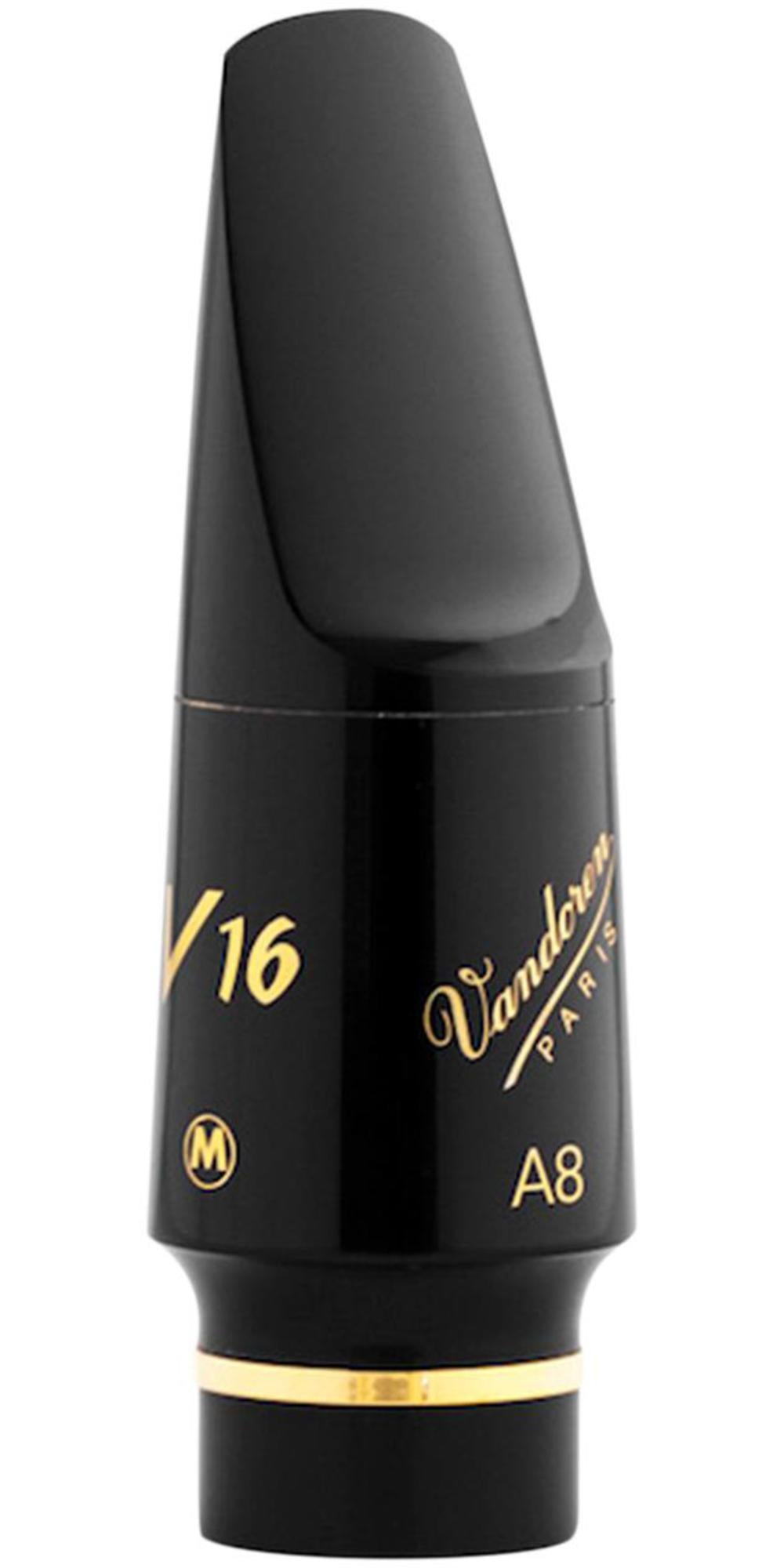 Vandoren V-16 Alto Saxophone Mouthpiece, A8 Medium Chamber