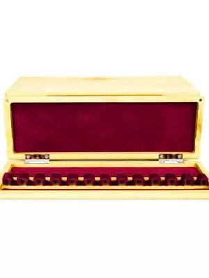 Baosity Durable Double Layers Bassoon Reeds Storage Case Box for 22 Reeds 
