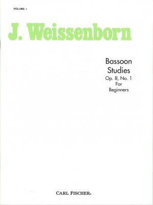 Weissenborn: Bassoon Studies for Beginners, Op 8, vol I