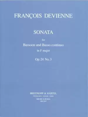 Devienne: Sonata in F Major for Bassoon and Basso Continuo, Op. 24 #3