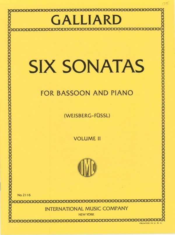 Galliard: Six Sonatas Vol. 2 #4-6