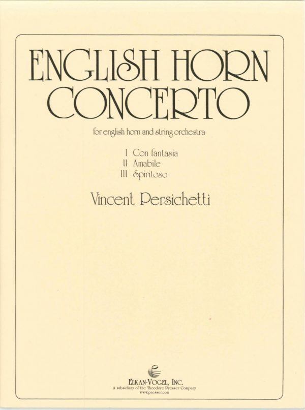 Persichetti EH Concerto