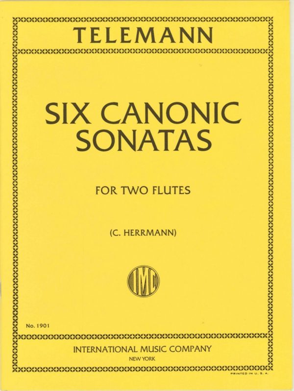Telemann: Canonic Sonatas for Flute (or oboe)