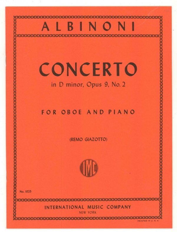 Albinoni: Concerto in D Minor op 9/2