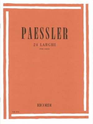 Paessler: 24 Larghi for Oboe