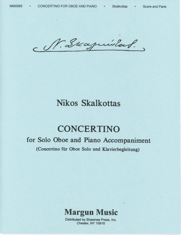 Nikos Skalkotta: Concertino for Oboe
