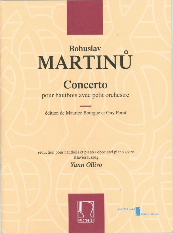 Martinu:  Concerto for oboe