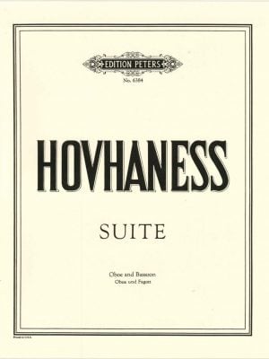 Hovhannes:  Suite for oboe and bassoon