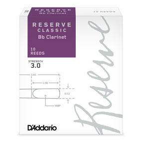 D'Addario Rico Reserve Classic Bb Clarinet reeds
