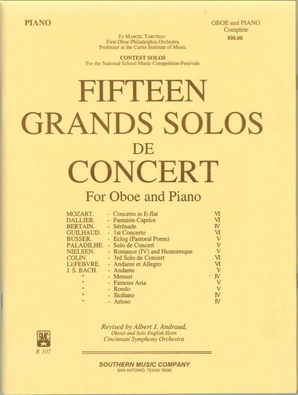 15 Grand Solos de Concert, Andraud