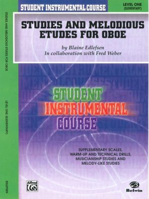 Edlefsen: Studies & Melodious Etudes for Oboe, Vol. 1 (elementary)