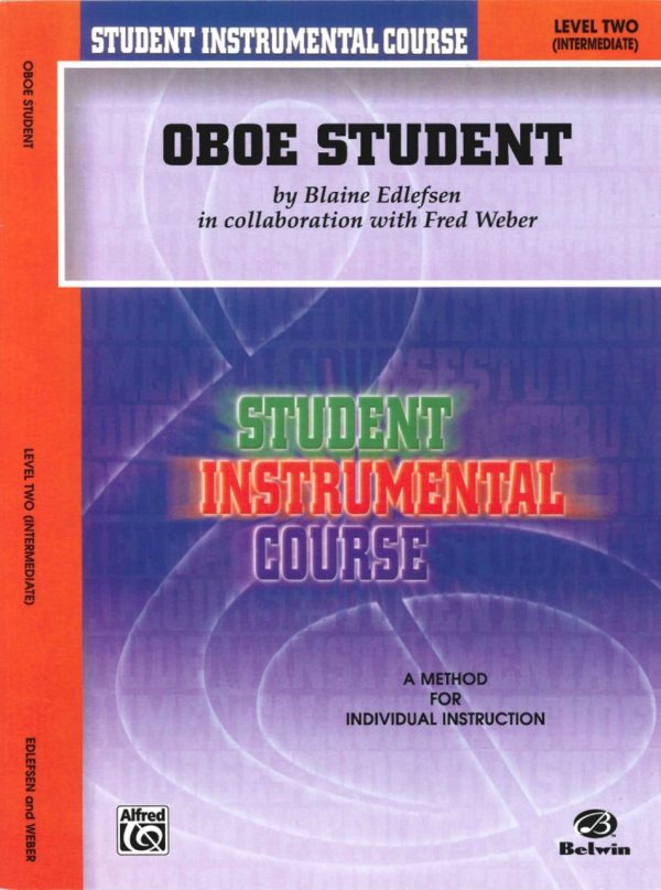 Edlefsen: Oboe Student, Vol. 2 (intermediate)